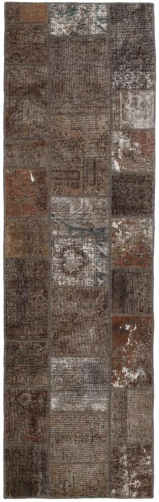 Persian Rug Patchwork 8'4"x2'4" 8'4"x2'4", Persian Rug Knotted by hand