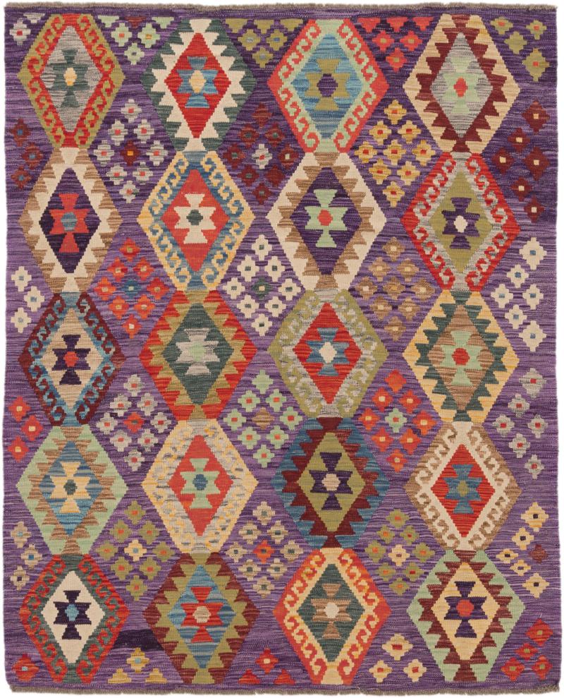 Tapete afegão Kilim Afegão 199x163 199x163, Tapete persa Tecido à mão