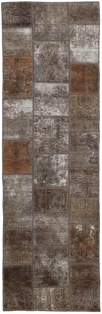 Persian Rug Patchwork 8'5"x2'5" 8'5"x2'5", Persian Rug Knotted by hand