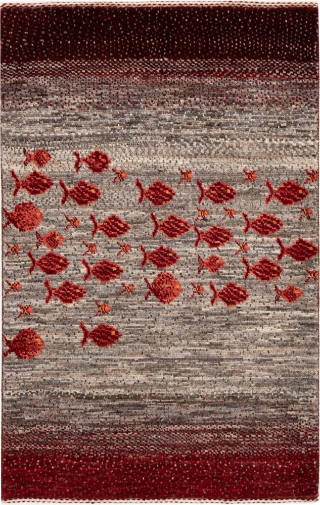 Perzisch tapijt Perzisch Gabbeh Loribaft Nowbaft 101x62 101x62, Perzisch tapijt Handgeknoopte