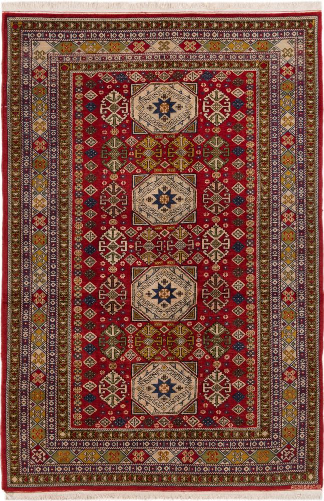 Russisk tæppe Shirvan Gamle 193x130 193x130, Persisk tæppe Knyttet i hånden