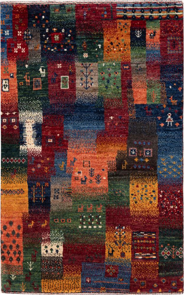 Perzisch tapijt Perzisch Gabbeh Loribaft Nowbaft 101x62 101x62, Perzisch tapijt Handgeknoopte