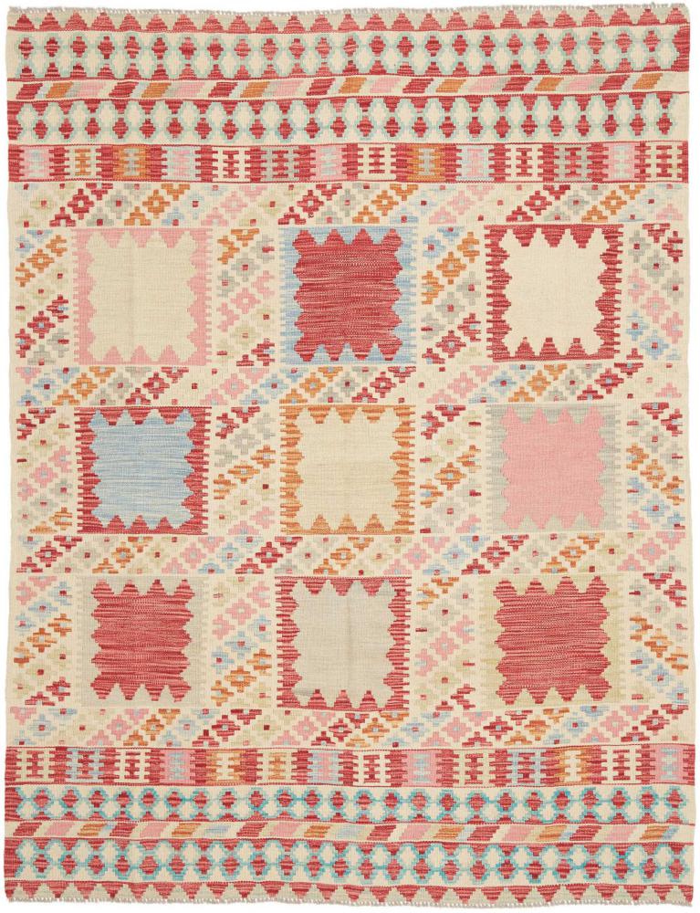 Afgán szőnyeg Kelim Afghan 198x147 198x147, Perzsa szőnyeg Kézzel szőtt