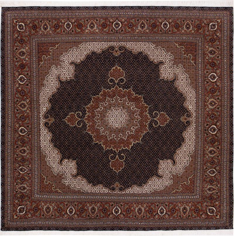 Perzisch tapijt Tabriz 50Raj 201x202 201x202, Perzisch tapijt Handgeknoopte