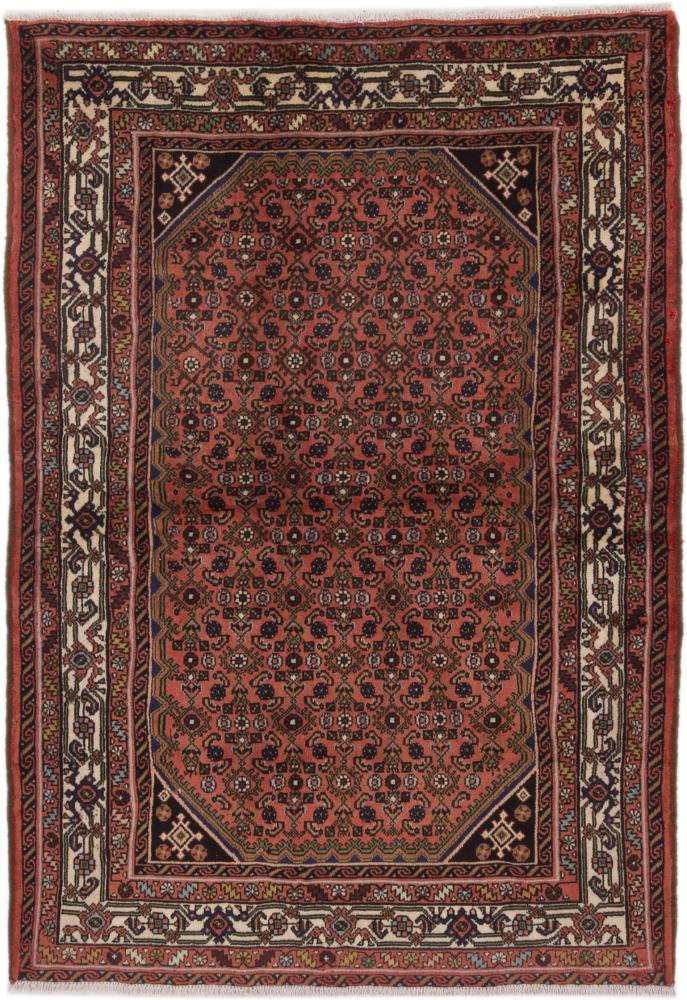 Tapis persan Hosseinabad 189x134 189x134, Tapis persan Noué à la main