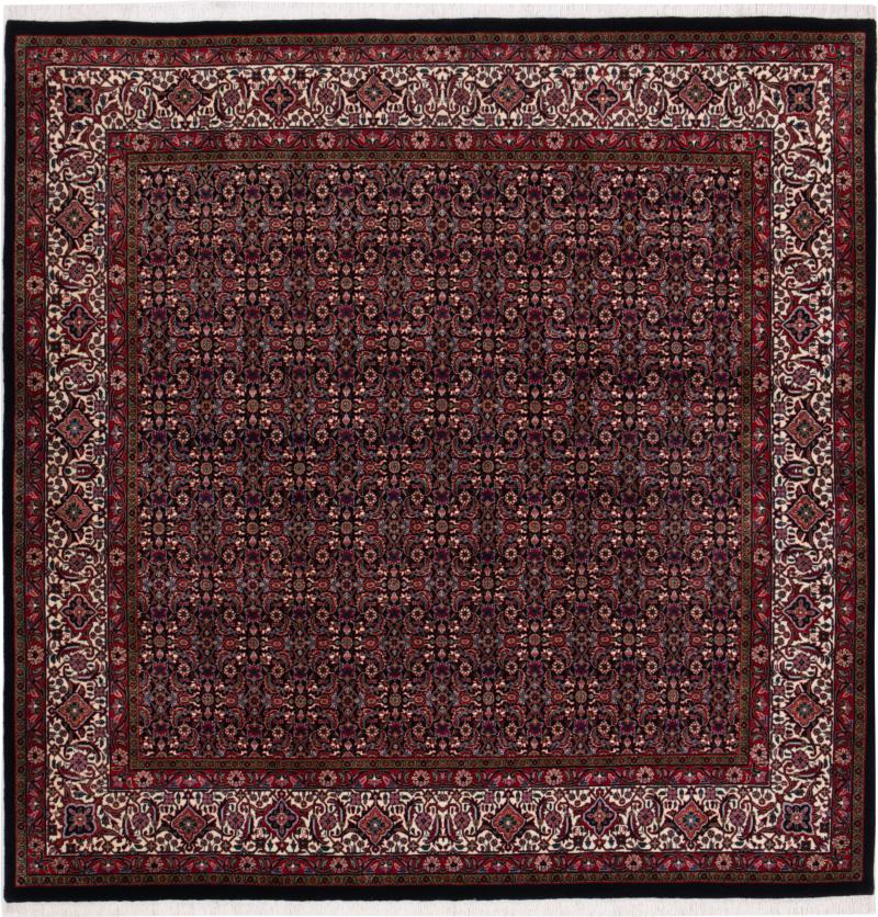 Tapis persan Bidjar 205x201 205x201, Tapis persan Noué à la main