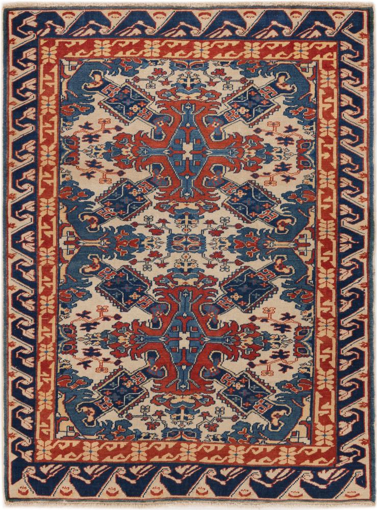 Russian rug Kazak Old 150x112 150x112, Persian Rug Knotted by hand