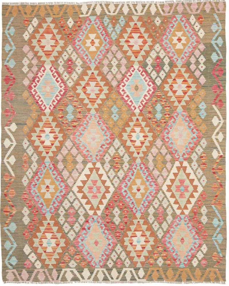 Afghanischer Teppich Kelim Afghan 196x154 196x154, Perserteppich Handgewebt