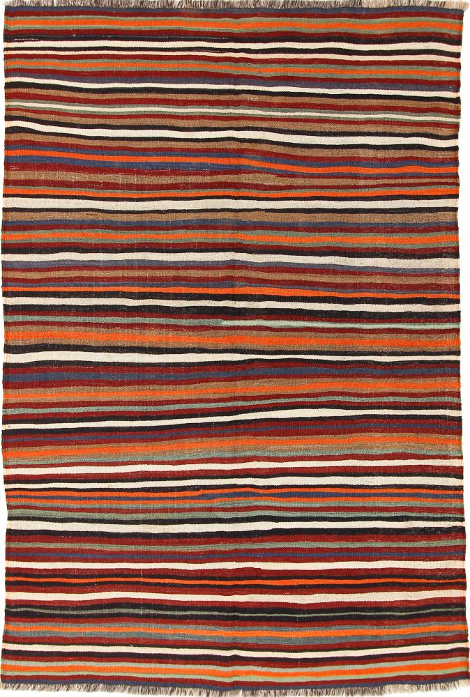 Tapete persa Kilim Fars Antigo 241x163 241x163, Tapete persa Tecido à mão