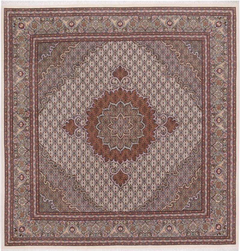 Perzisch tapijt Tabriz 50Raj 206x199 206x199, Perzisch tapijt Handgeknoopte