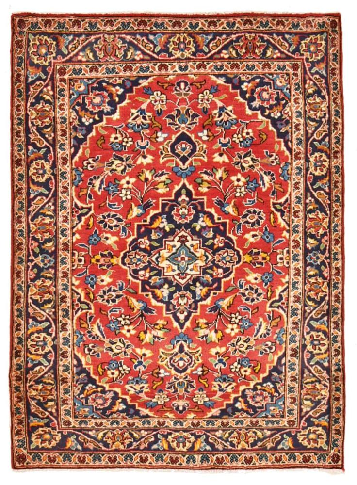 Tapis persan Kashan 141x101 141x101, Tapis persan Noué à la main