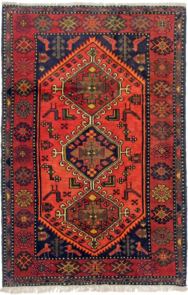 Persisk tæppe Zanjan 187x123 187x123, Persisk tæppe Knyttet i hånden