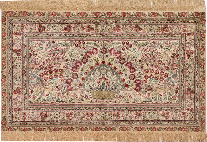 Chinese rug Hereke Silk 90x154 90x154, Persian Rug Knotted by hand