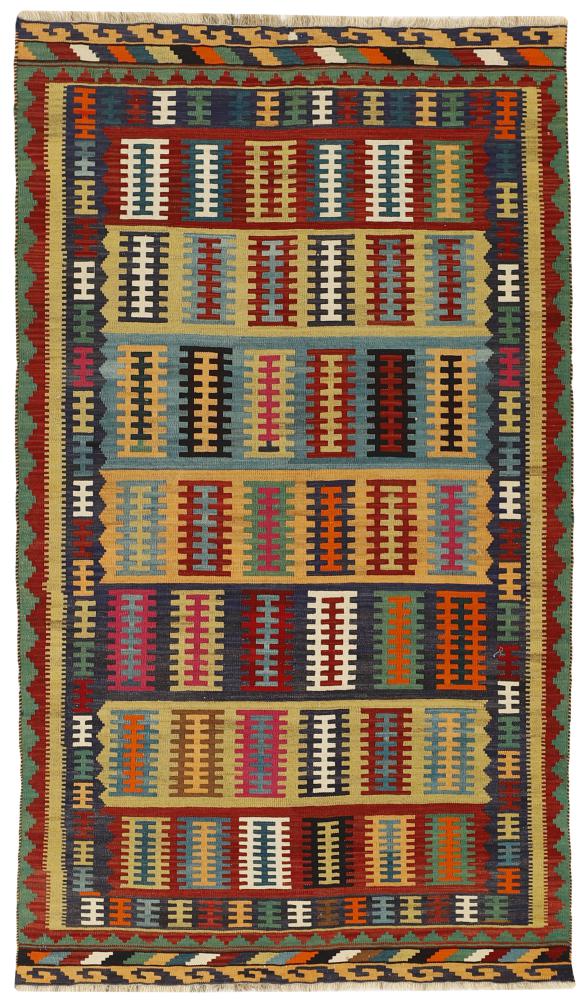 Alfombra persa Kilim Fars 253x143 253x143, Alfombra persa Tejido a mano