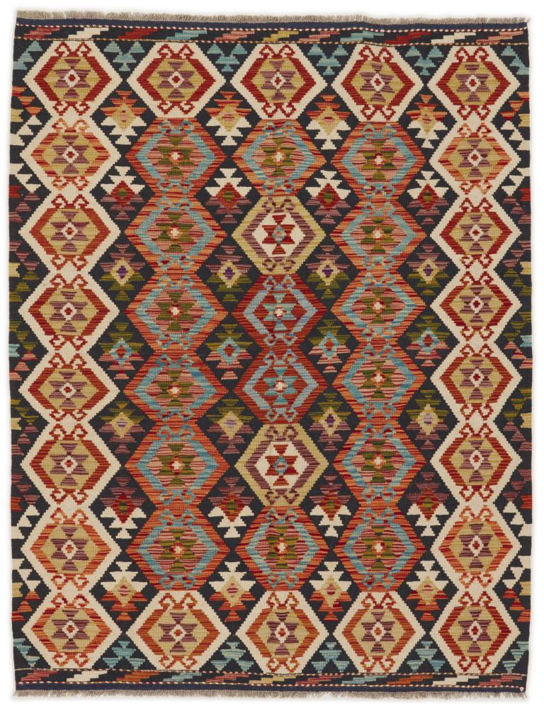 Pakistani rug Kilim Afghan 198x155 198x155, Persian Rug Woven by hand