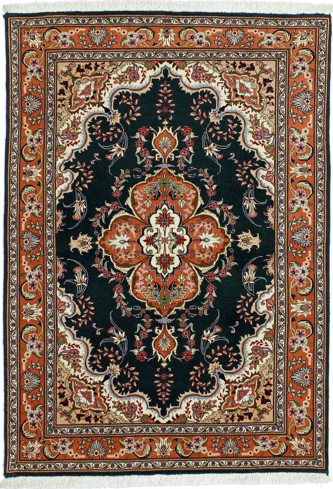 Tapete persa Tabriz 50Raj 147x101 147x101, Tapete persa Atado à mão