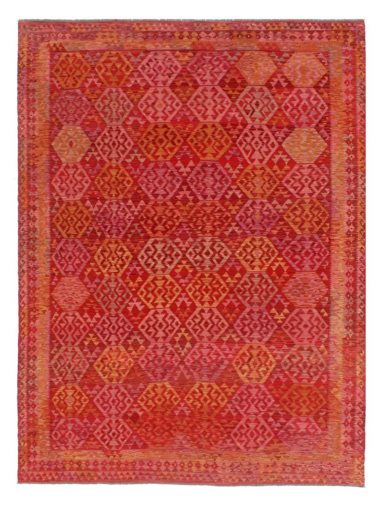Afghanischer Teppich Kelim Afghan 398x300 398x300, Perserteppich Handgewebt