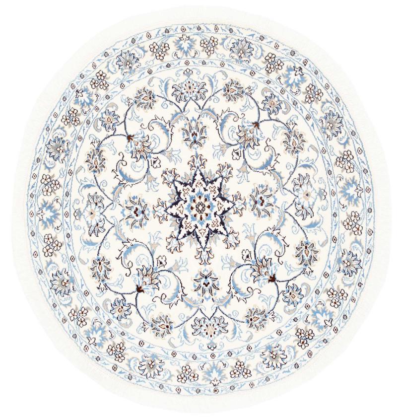 Περσικό χαλί Nain 146x143 146x143, Περσικό χαλί Οι κόμποι έγιναν με το χέρι