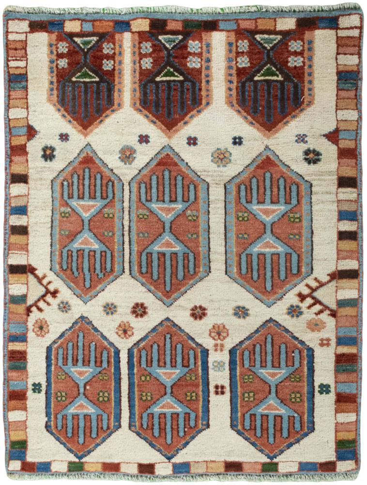 Persian Rug Persian Gabbeh Old 92x74 92x74, Persian Rug Knotted by hand