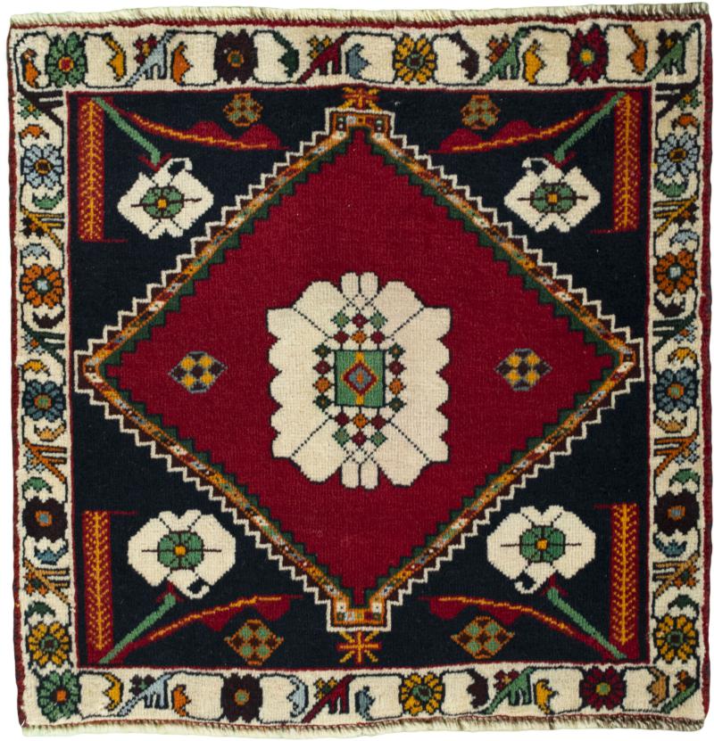 Tapis persan Shiraz 67x67 67x67, Tapis persan Noué à la main