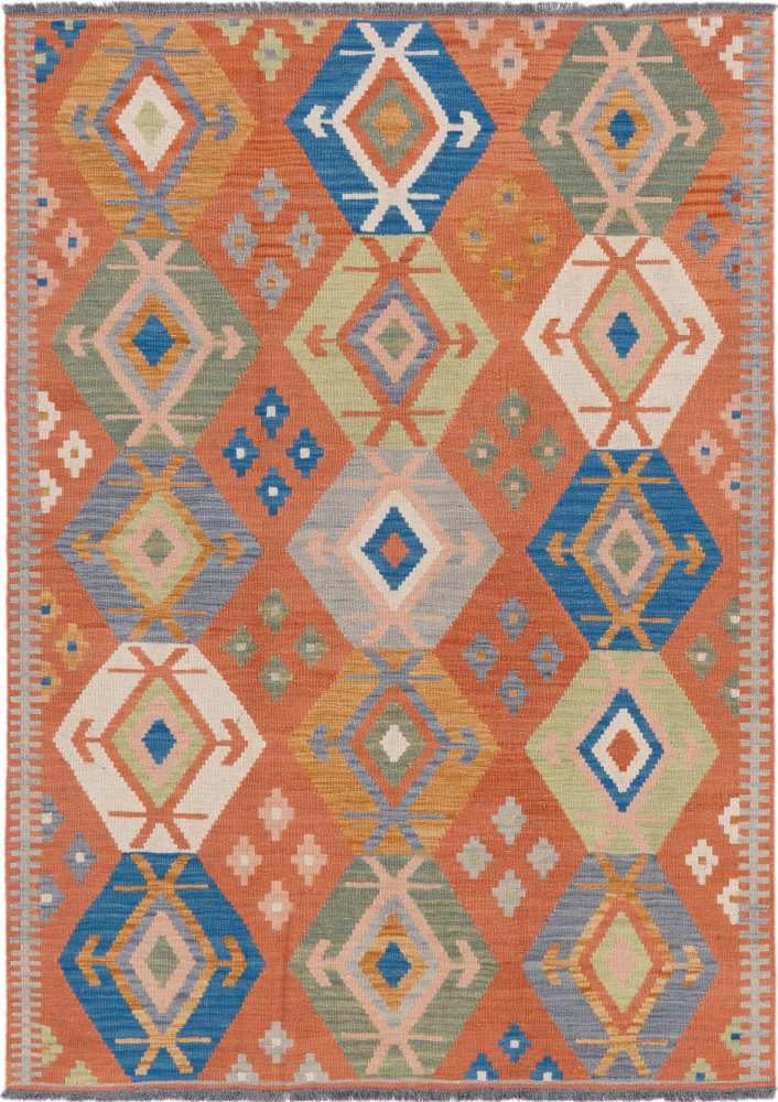 Afgán szőnyeg Kilim Afgán 180x130 180x130, Perzsa szőnyeg Kézzel szőtt