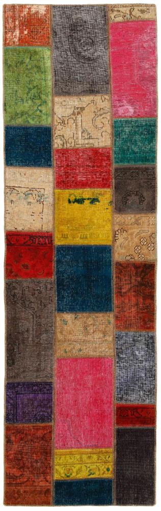 Tapete persa Patchwork 254x76 254x76, Tapete persa Atado à mão