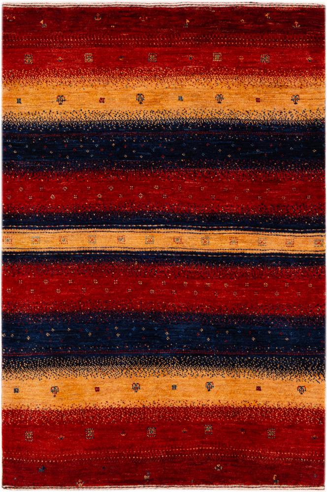 Tapis persan Persan Gabbeh Loribaft Atash 121x82 121x82, Tapis persan Noué à la main
