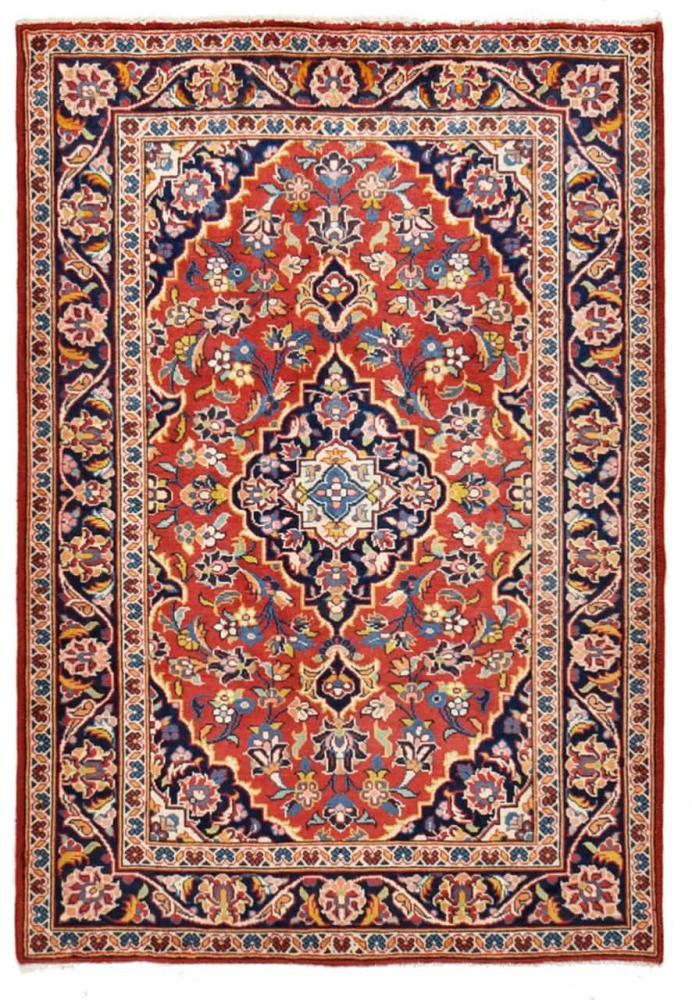Tapete persa Keshan 146x101 146x101, Tapete persa Atado à mão