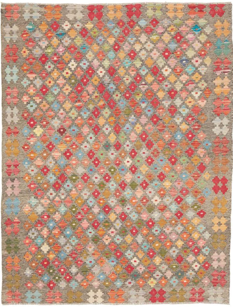 Tapis afghan Kelim Afghan 199x151 199x151, Tapis persan Tissé à la main