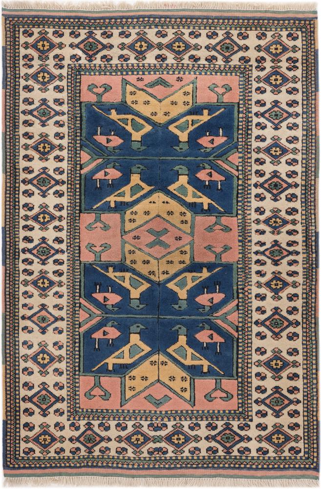  Turkei Obruk Old 125x87 125x87, Persian Rug Knotted by hand