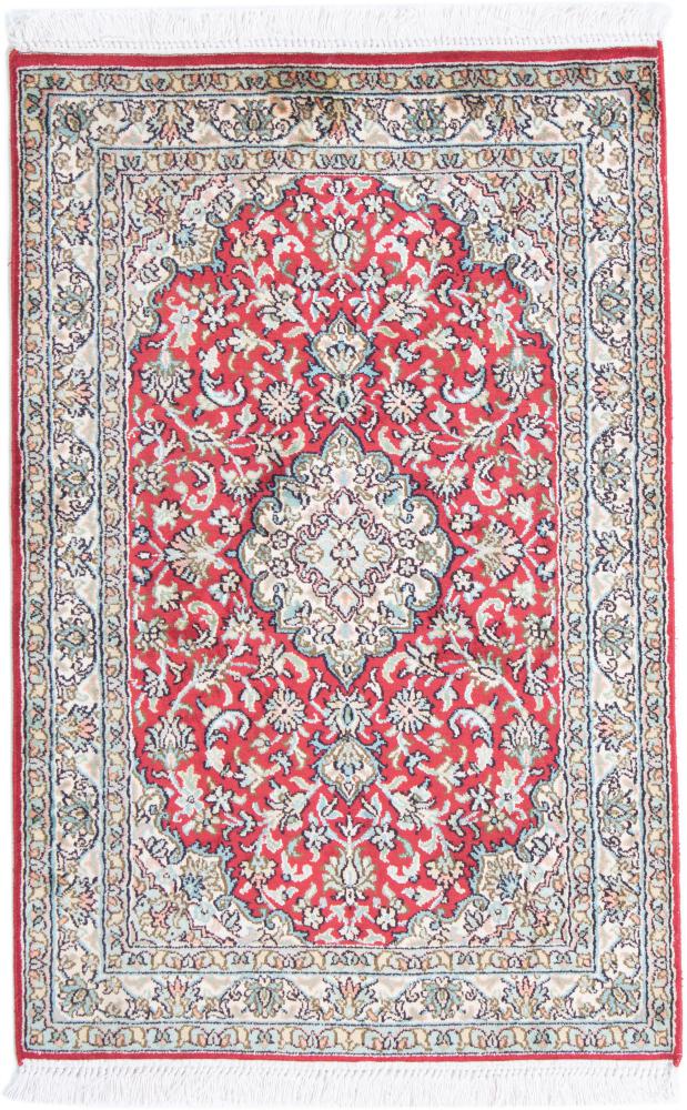 Tappeto indiano Cachemire di Seta 96x61 96x61, Tappeto persiano Annodato a mano