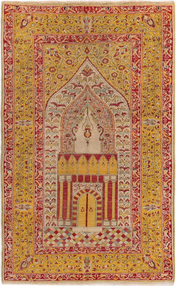  Turkei Ladik Antique 6'5"x4'0" 6'5"x4'0", Persian Rug Knotted by hand