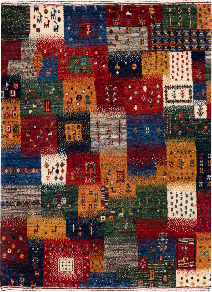 Tappeto persiano Persia Gabbeh Loribaft Nowbaft 95x73 95x73, Tappeto persiano Annodato a mano