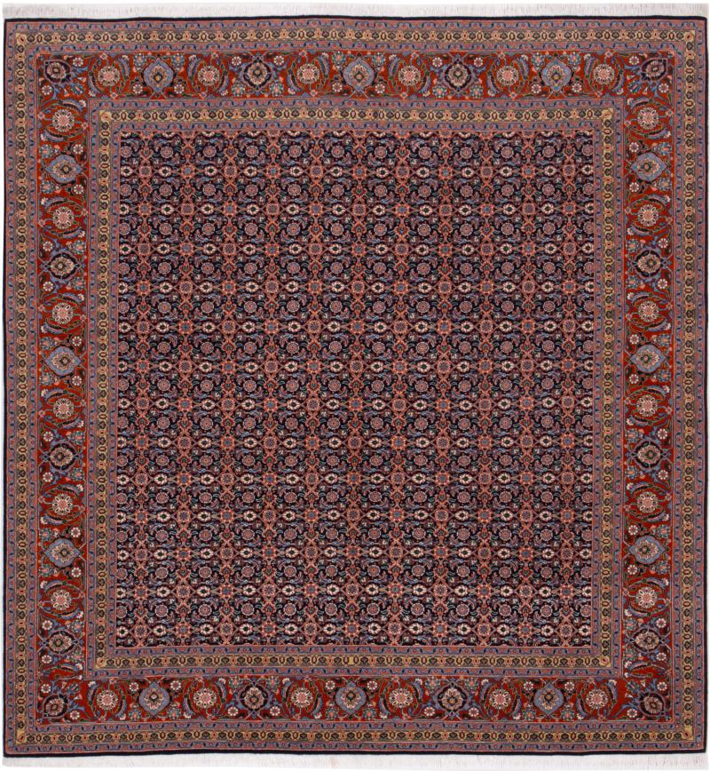 Tapis persan Tabriz 50Raj 202x195 202x195, Tapis persan Noué à la main