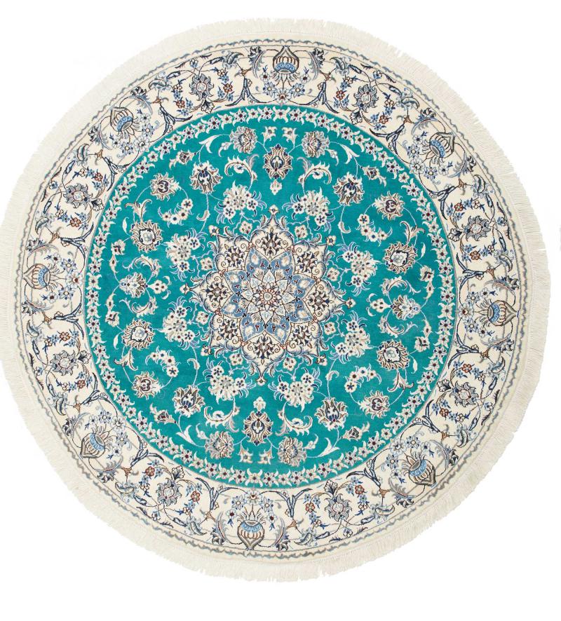 Persian Rug Nain 201x201 201x201, Persian Rug Knotted by hand