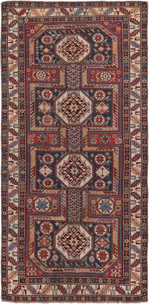 Persisk teppe Shirvan Antikke 224x110 224x110, Persisk teppe Knyttet for hånd