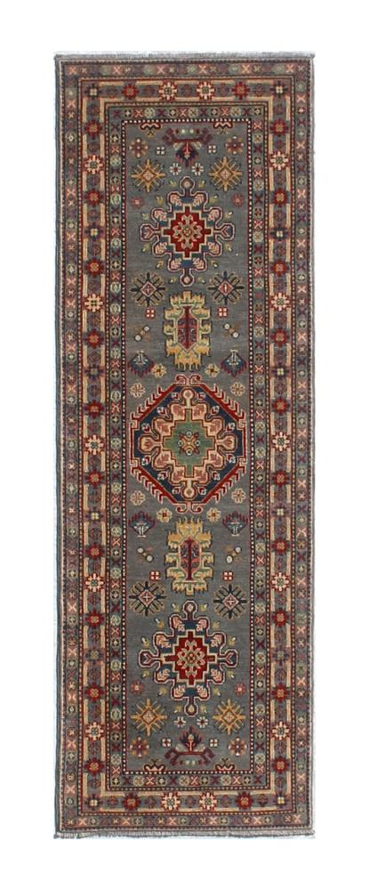 Afghan rug Kazak Ghazni 254x82 254x82, Persian Rug Knotted by hand