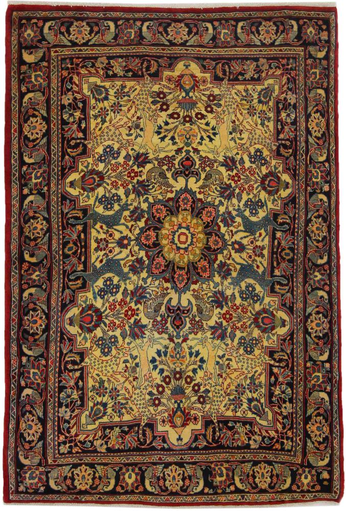 Persian Rug Bidjar 191x129 191x129, Persian Rug Knotted by hand