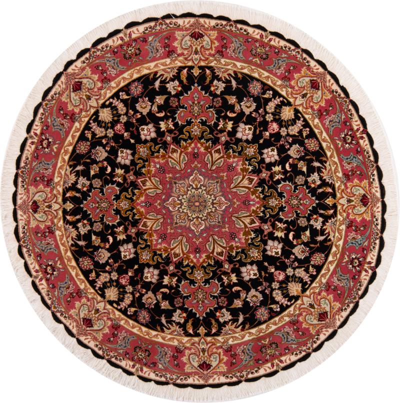Persian Rug Tabriz 50Raj 147x147 147x147, Persian Rug Knotted by hand