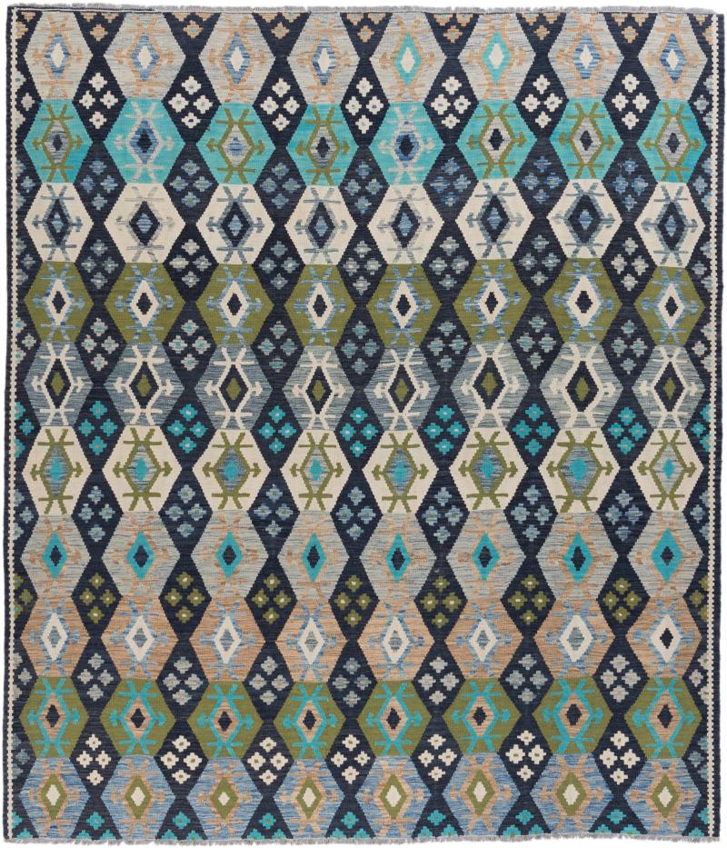 Afghanischer Teppich Kelim Afghan Heritage 9'8"x8'5" 9'8"x8'5", Perserteppich Handgewebt