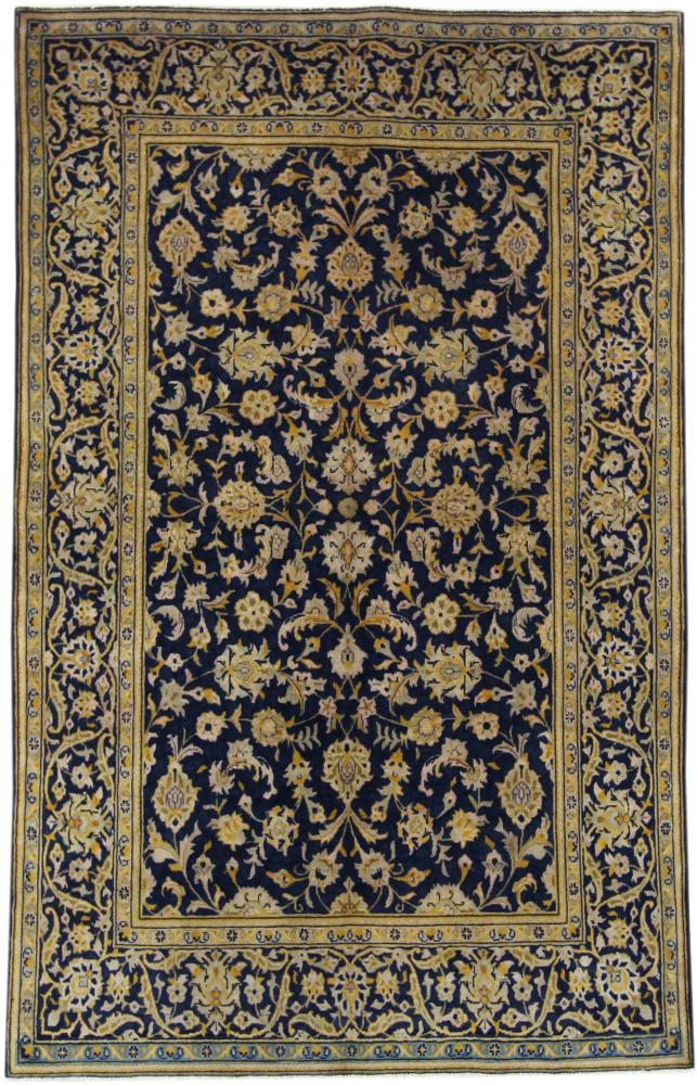 Persisk tæppe Keshan 210x129 210x129, Persisk tæppe Knyttet i hånden