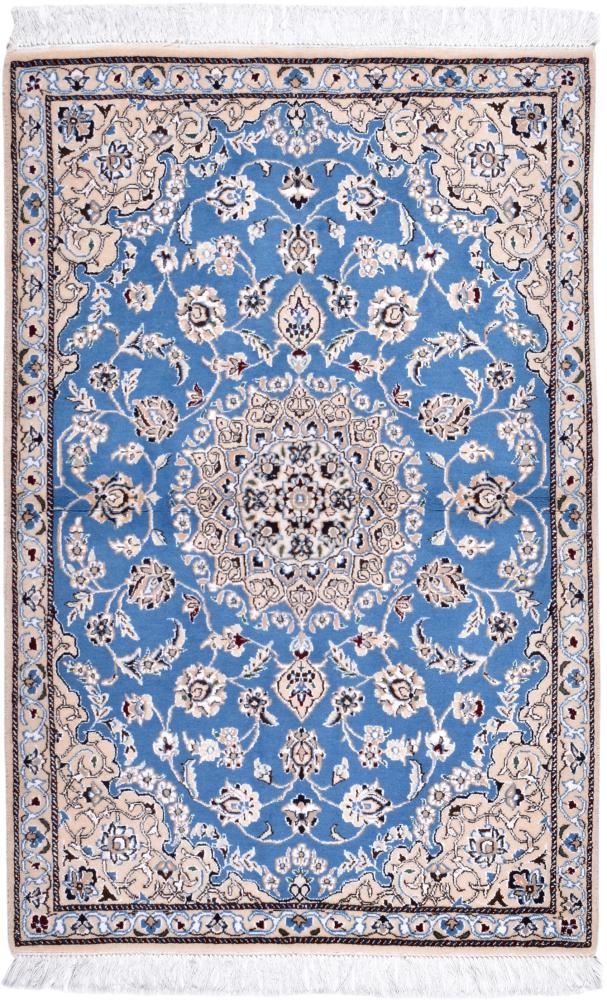 Tapis persan Nain 9La 136x89 136x89, Tapis persan Noué à la main