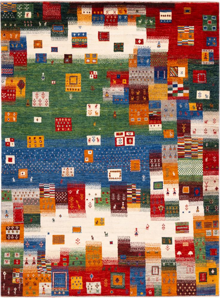 Alfombra persa Persia Gabbeh Loribaft Nowbaft 214x153 214x153, Alfombra persa Anudado a mano