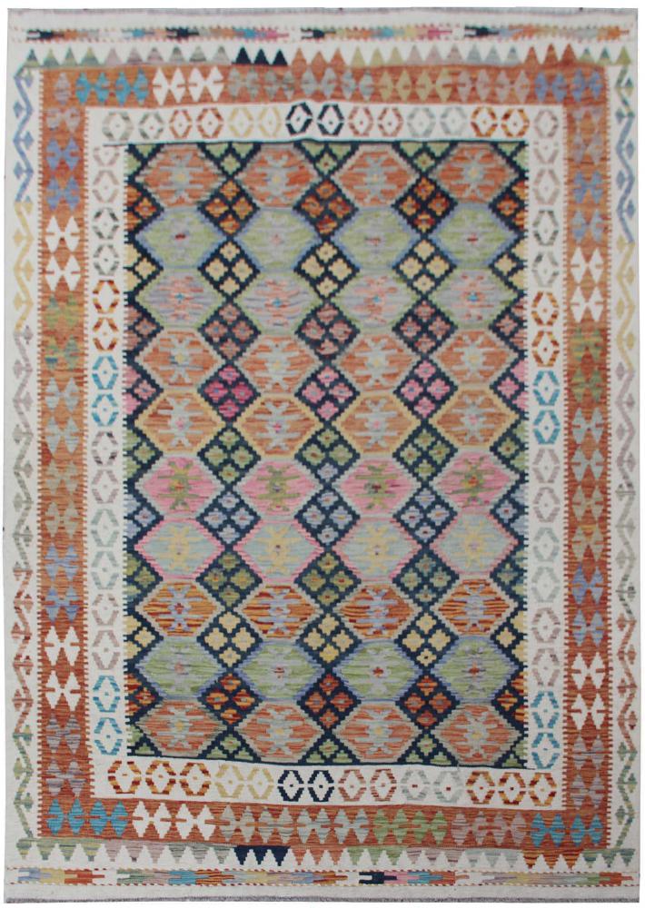 Tapete afegão Kilim Afegão 253x180 253x180, Tapete persa Tecido à mão