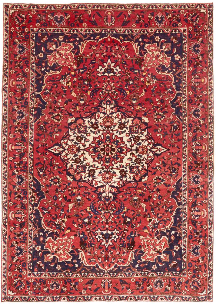 Persian Rug Bakhtiari 10'9"x7'5" 10'9"x7'5", Persian Rug Knotted by hand