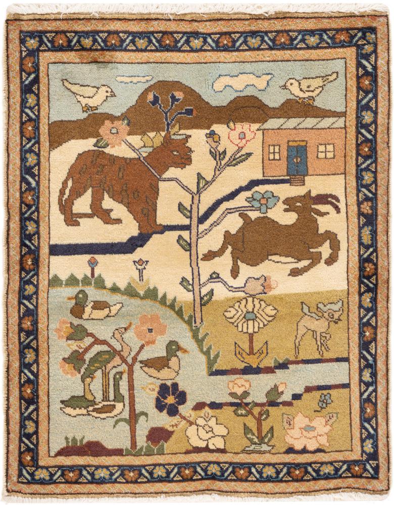 Persialainen matto Ardebil 95x74 95x74, Persialainen matto Solmittu käsin