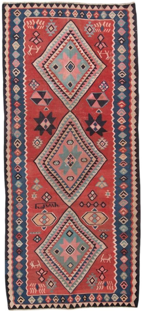 Persian Rug Kilim Fars Antique 376x166 376x166, Persian Rug Woven by hand