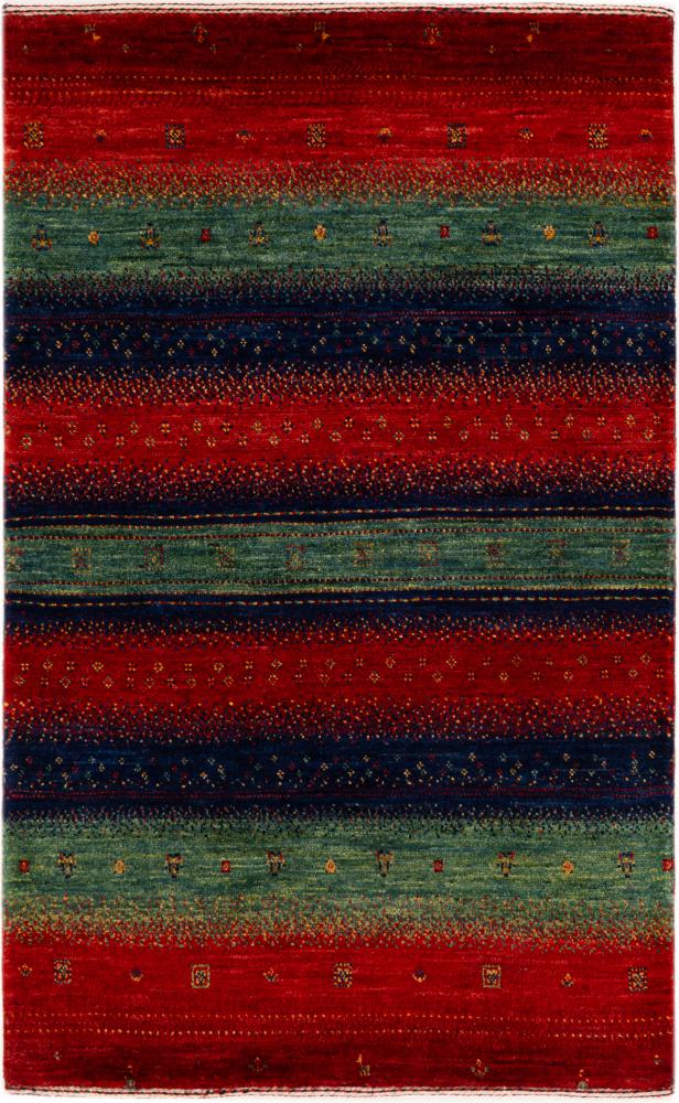 Alfombra persa Persia Gabbeh Loribaft Atash 126x76 126x76, Alfombra persa Anudado a mano