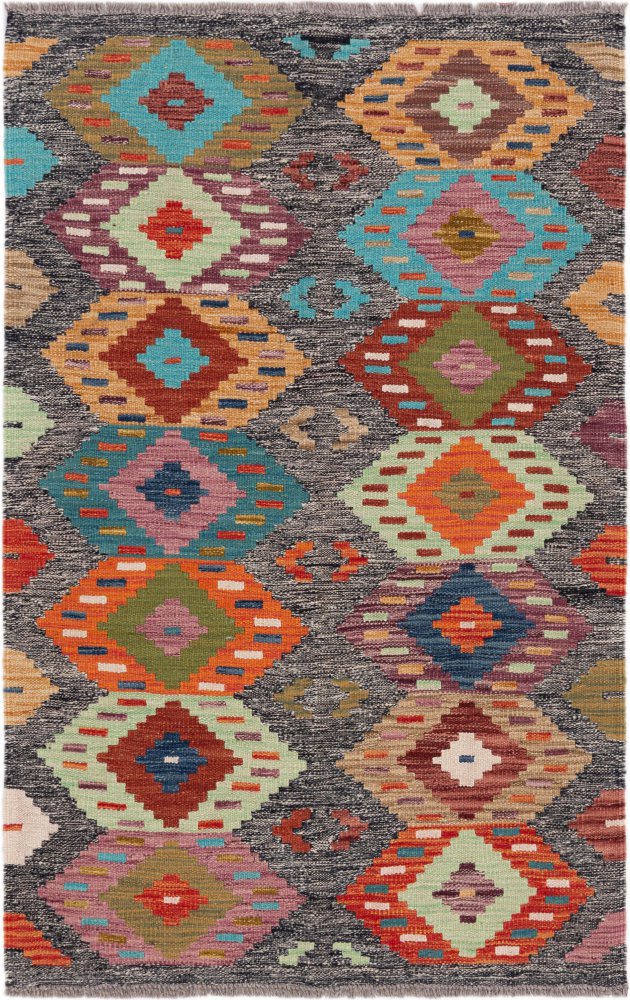 Tapete afegão Kilim Afegão 127x82 127x82, Tapete persa Tecido à mão