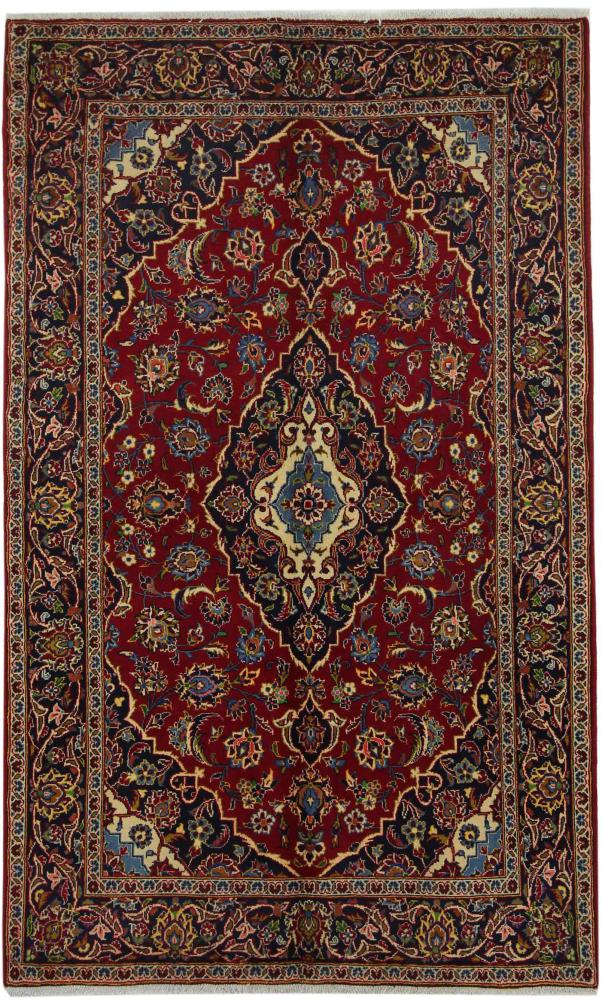 Περσικό χαλί Keshan 228x138 228x138, Περσικό χαλί Οι κόμποι έγιναν με το χέρι